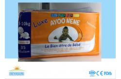 China Eco Friendly Disposable Nappies , Custom Disposable Diapers With Designs supplier