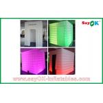 Advertising Booth Displays L2.4 W2.4 H2.5M Custom Inflatable Products With Led Light For Event for sale
