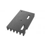 6060 Alloy Aluminum Heatsink Extrusion Profile Black Anodized Electrophoretic
