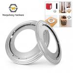 360 Degree Free Rotating Iron Turntable Galvanized Hollow Round Full Ball Bearing Swivel Base for Display Stand & Desk for sale