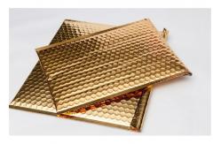 China Lightweight Shipping Metallic Bubble Mailers , Coloured Bubble Wrap Envelopes supplier