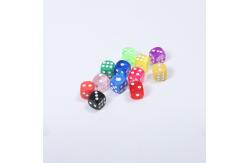 China Tabletop Educational Board Games Accessories Plastic Resin Dice supplier