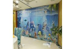 China Floor to Ceiling Folding Hanging Acoustic Partition Walls Panel Width 500 mm supplier
