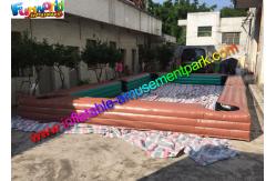 China Custom Inflatable Sports Games , Inflatable Billiards Table With Snooker Soccer Ball supplier