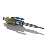 Encapsulated Design ST505 Stationary Ultrasonic Flowmeter with Insertion Transducer ±1.0% Accuracy