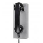 Silver / Red Analog Ring Down Phone Vandal Resistant Courtesy Hotline Telephones for sale