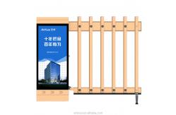 China Advertising Car Parking Barrier Traffic Barrier Gate With Vehicle Identification System supplier
