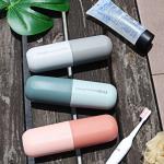 Travel Toothbrush Holder Case Or Kit Set Pack With Cover