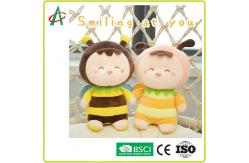 China Polypropylene Plush Filling Polyester Fabric Bee Plush Toy supplier