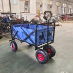 3.00-4 Rubber Pneumatic Tire Wheels Folding Wagon Collapsible Beach Trolley for sale