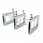 China Zento Space-Saving Swing Gate Turnstile Slim Design Dual Direction Access Control With LED Indicator manufacturer