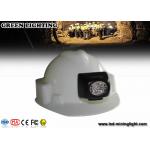 Explosion Proof 3500-4500 Lux Led Miners Lamp , Cordless Cap Lamp 300ma Li - Ion Battery for sale