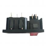 15A 250V Panel Mount IEC C14 Inlet Socket with Boat Shape Rocker Switch for sale