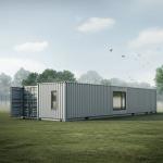 Foldable Modular Prefabricated Container Homes House 20ft Customized