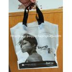 Promotional Plastic Handle Bag With Logo , Printed PE Packaging Tote Bag for sale