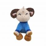 Children'S 30cm PP Cotton Filling Cute Lamb Plush Toys Sleeping Pillow for sale