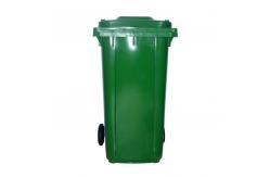China Freestanding 240 Litre Garbage Bin HDPE Outdoor Plastic Garbage Can supplier