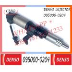6M60T Engine Spare Part 095000-0204 Genuine Diesel Fuel injector