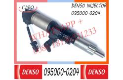 China 6M60T Engine Spare Part 095000-0204 Genuine Diesel Fuel injector supplier
