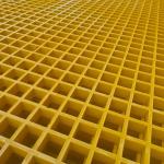 Electroplating Plant Walkway Use 38*38*30mm FRP Grating Customized Size And Color for sale