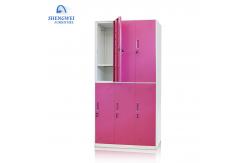 China Home Gym Steel Storage And Lockable Multi-Door Metal Clothes Locker supplier