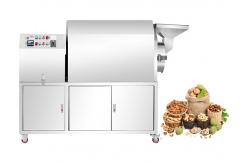 China Peanut Soybean Seed Barley 50kg/time Nut Roasting Machine supplier