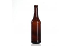 China Customized Shape 200Ml 250Ml 300Ml Party Bottle  Glass Beer Bottle With Aluminum Lid supplier