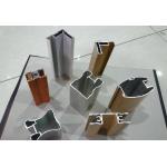 Wood Finished Aluminium Door Profiles Strength Hardness Wear Resistance for sale