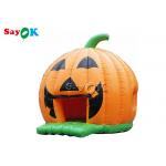 Child  Tarpaulin Halloween Inflatable Pumpkin Bouncer For Party for sale