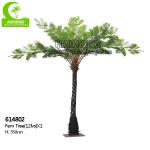 Realistic HAIHONG 230cm Height Artificial Tropical Tree For Theme Park for sale