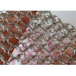 304 Stainless Steel Welded Ring Mesh Curtain For Separating Interiors for sale