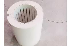 China 100mm Dia Sic Heating Elements Ceramic Fiber Insulation Panel For Boilers supplier