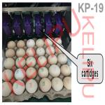 Eggs Date Coding Machine With Six 45ml Cartridges Each Can Print 20000 Eggs