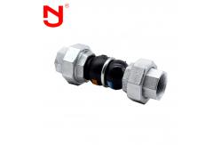 China EPDM Galvanized Double Sphere Flex Connector Bellow Rubber Expanison Joint supplier