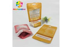 China Food Grade Plastic Pouches Packaging Laminated Stand Up Zipper Pouch Customized Logo supplier