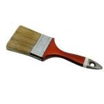 Double Boiled White Bristie Painting Brush With Plastic Handle for Artists for sale