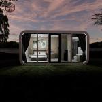 5.4 Ton White Apple Capsule House Prefab Glamping Pods Anti Corrosion for sale