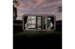 China Windproof Prefab Glamping Pods Aluminum Capsule Apple Container House supplier