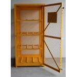 Industrial Wire Mesh Propane Tank Storage Cabinet , Oxygen Acetylene Storage Cages