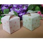 Food Disposable Paper Box Packaging /  Bio - Degradable Corrugated Box For Candy for sale