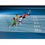 9-13MM Sandwich System Athletic Track Material 400 Meter 8 Lanes Jogging Tracks for sale