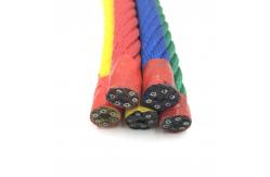 China PP Reinforced Playground Combination Rope UV stabilized For Climbing Bridge supplier