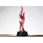 Irregular Shape Colored Glaze Trophy Cup For Movie / Music Awards Participator for sale