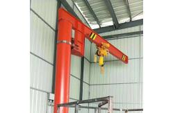 China 5 Ton Remote Control Column Jib Crane With Overload Protection supplier