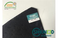 China Black Men Garment Shoulder Padding With Polyester / Cotton / Glue supplier