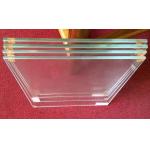 Ultra Clear Float Glass for Building Heat Resistance ≤0.3mm/m°C and Irregular Design for sale