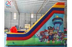 China Factory Commericial Inflatable PAW Patrol Slide Big Inflatable Double Dry Slides supplier