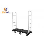 Six Wheels Logistics Plastic Bottom U Boat Trolley With 500kg Load for sale