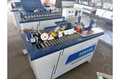 China 220v Automatic Edge Banding Machine End Cutting Buffing Pvc Edging Machine supplier