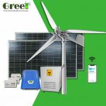 5kw PMG Rooftop High Efficiency Pitch Control Wind Turbine Generator For Home Use for sale